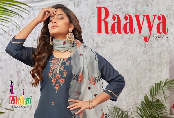 Maira Raavya Vol 10 Bombay silk Designer Readymade Suit